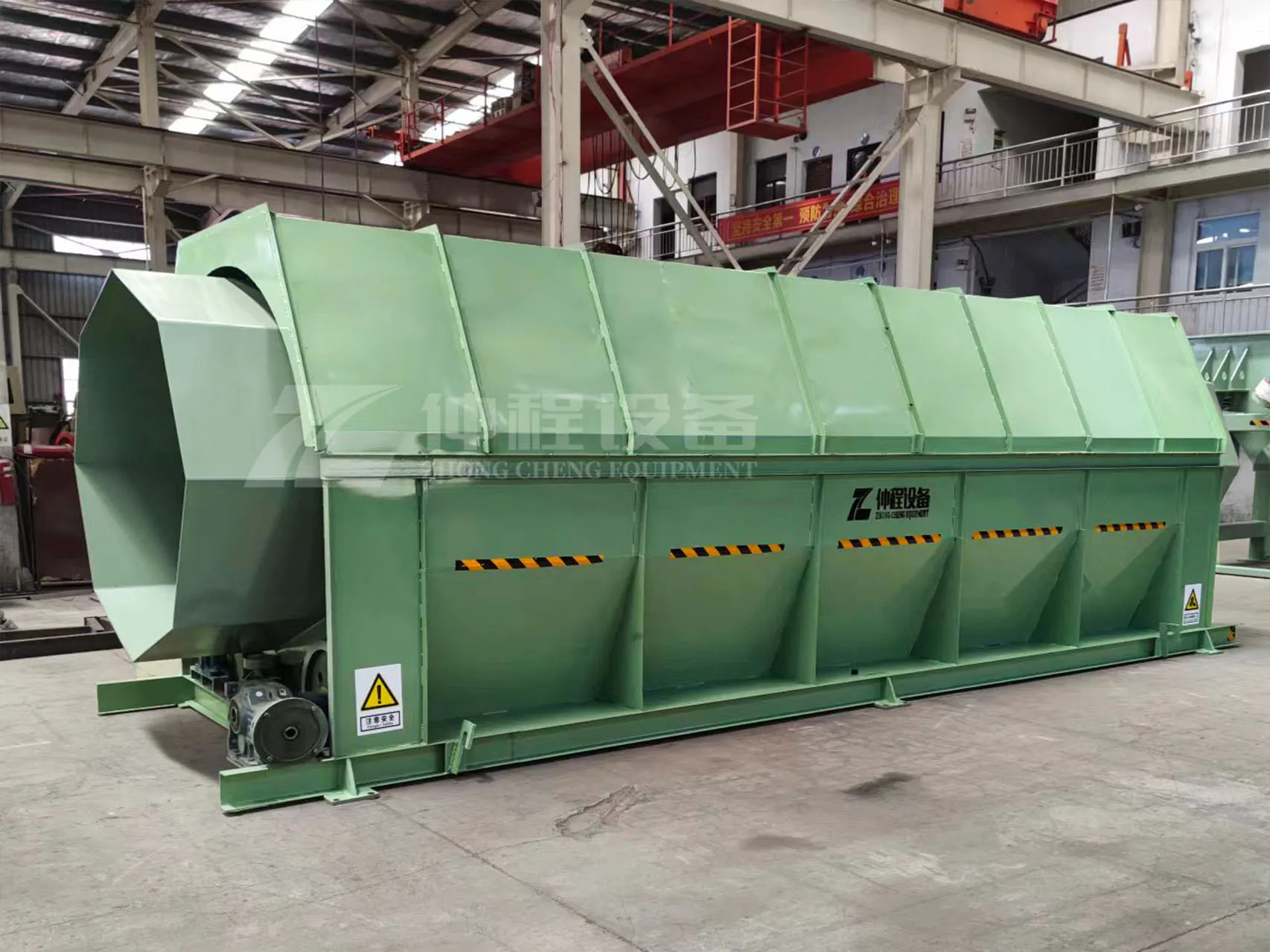Drum screen garbage processing machine  for msw recycling